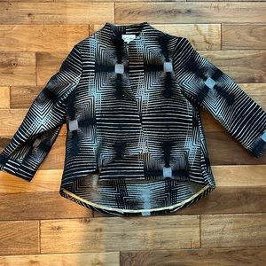 3 Sisters Abstract design jacket.